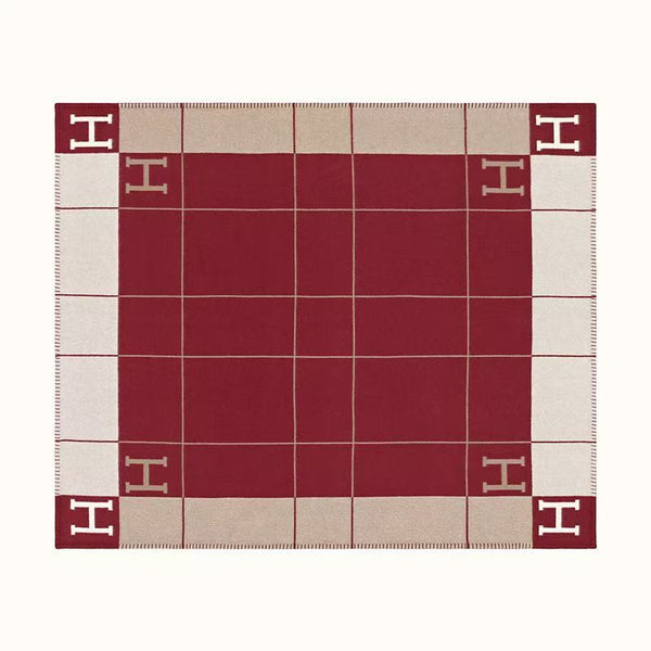 Wool Cashmere Throw Blanket