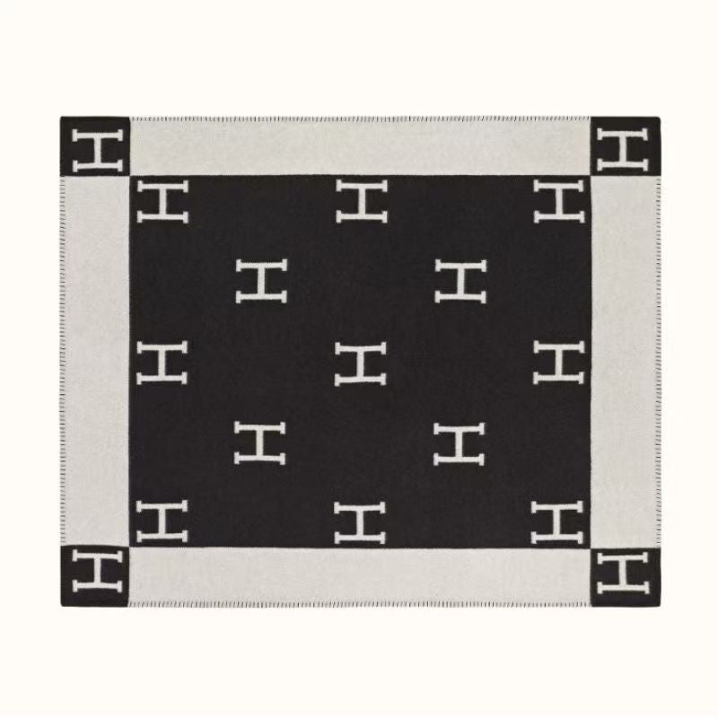 Wool Cashmere Throw Blanket