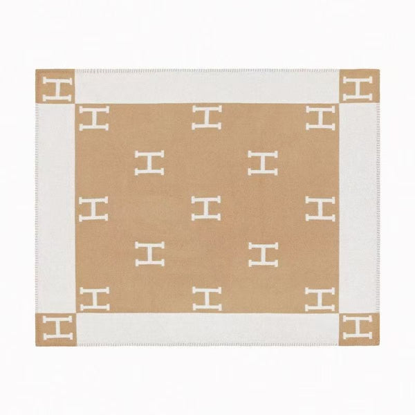 Wool Cashmere Throw Blanket