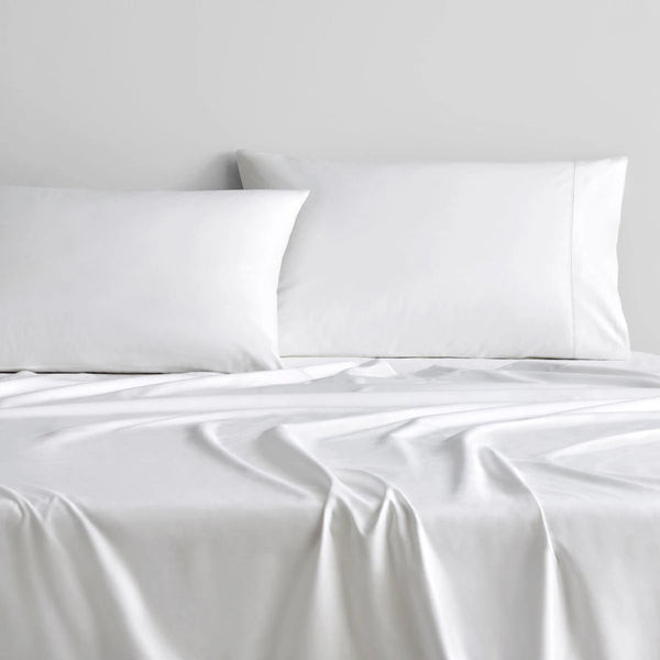 1000 TC Fitted Sheet in Snow