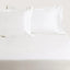 1200 TC Sateen Fitted Sheet in Snow