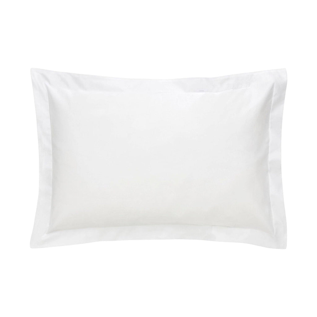 500 TC Cotton Sateen Pillowcase in Snow