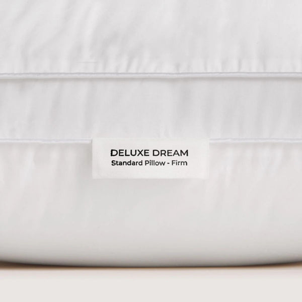 Deluxe Dream Firm Support Pillow in White