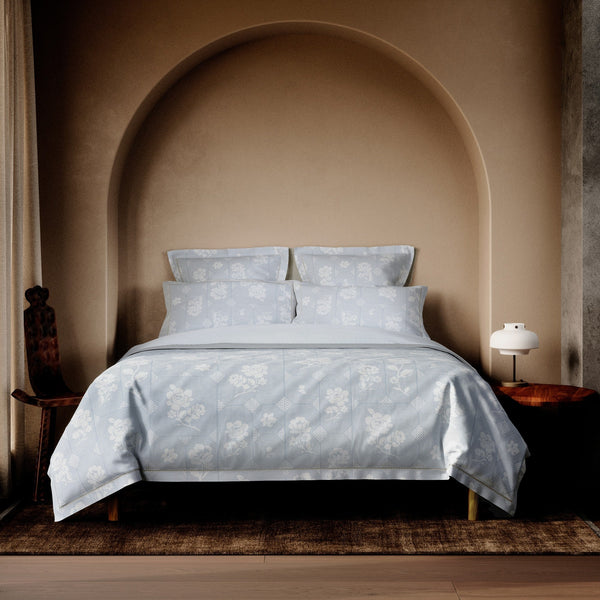 Farlo Duvet Cover Set in Ash Blue