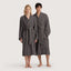 Living Textures Bathrobe in Granite