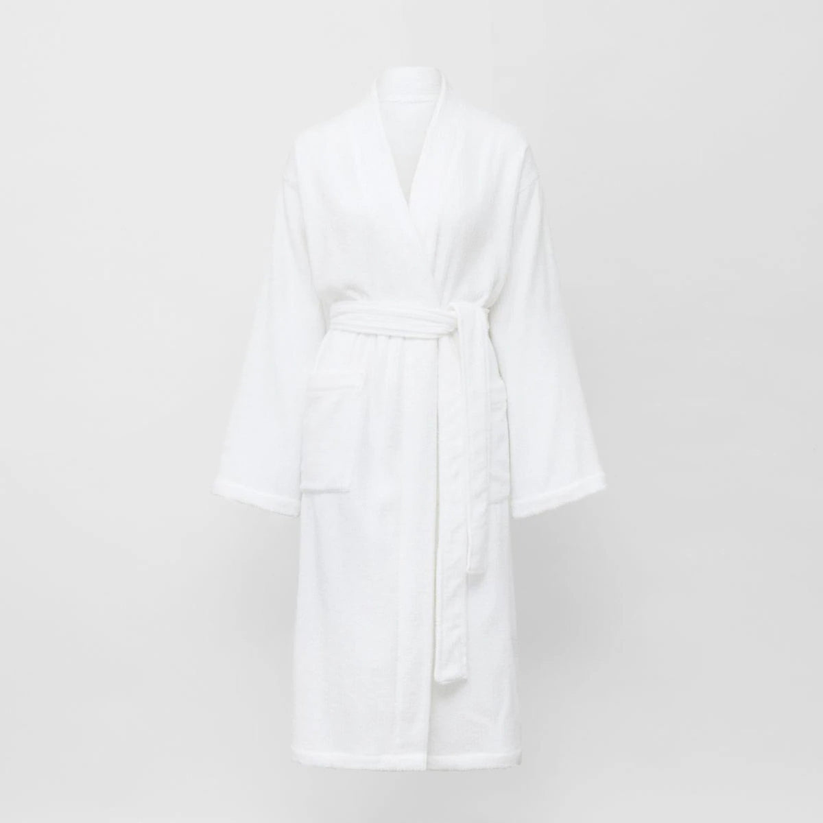Living Textures Bathrobe in White