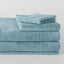 Living Textures Towel Collection in Misty Teal