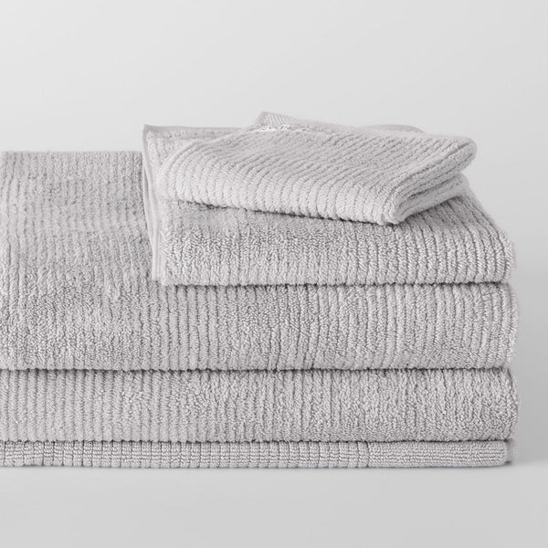 Living Textures Towel Collection in Silver Grey