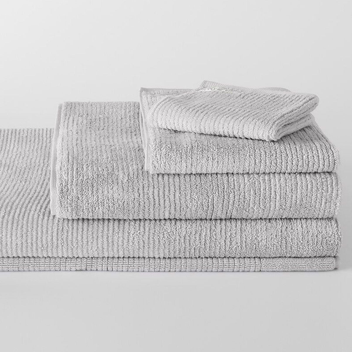 Living Textures Towel Collection in Silver Grey