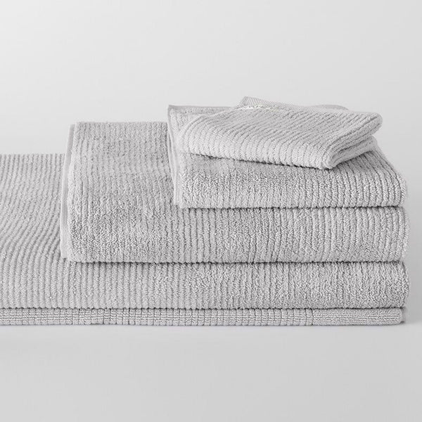 Living Textures Towel Collection in Silver Grey