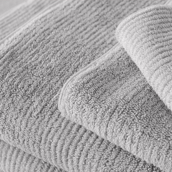Living Textures Towel Collection in Silver Grey