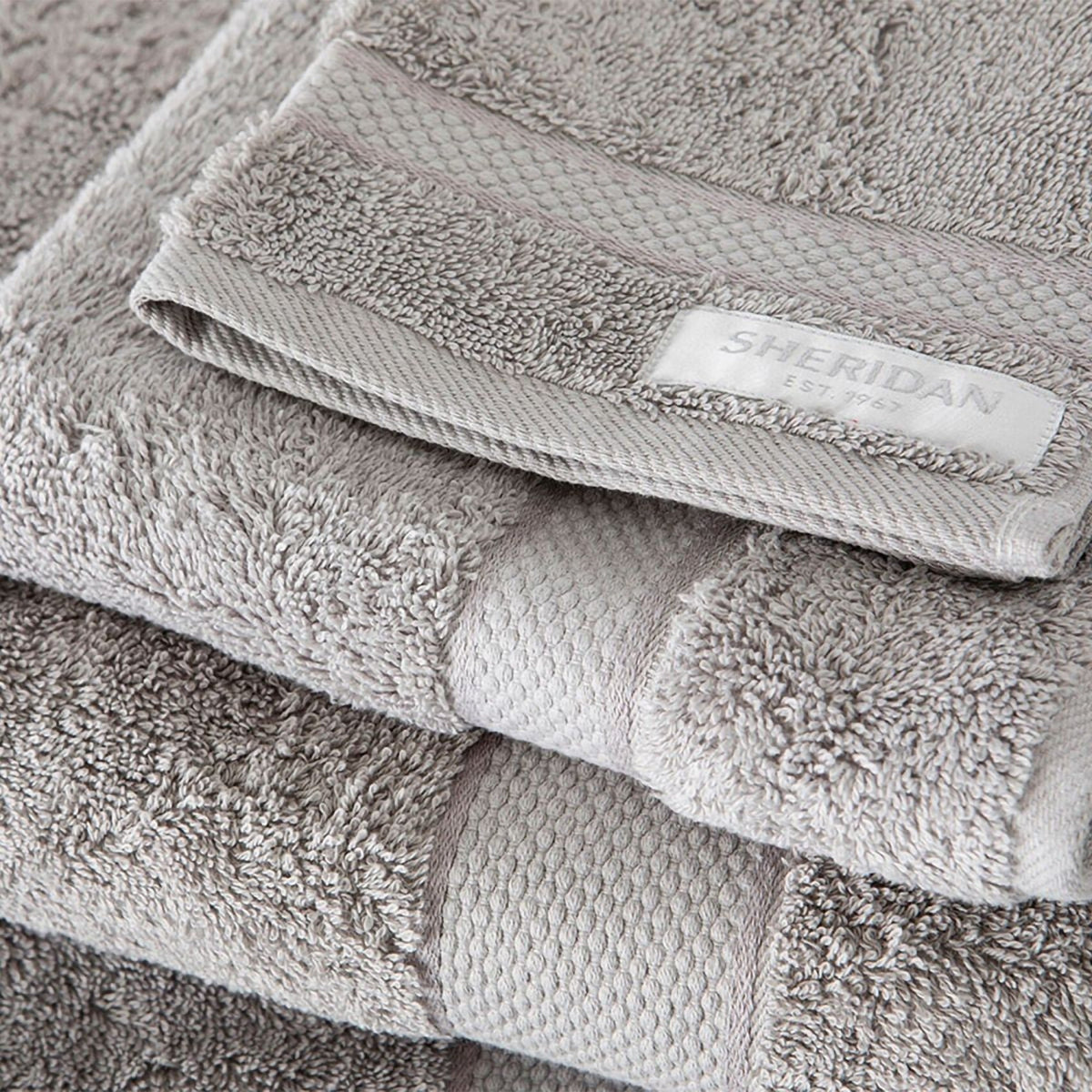 Luxury Egyptian Towel Collection in Cloud Grey