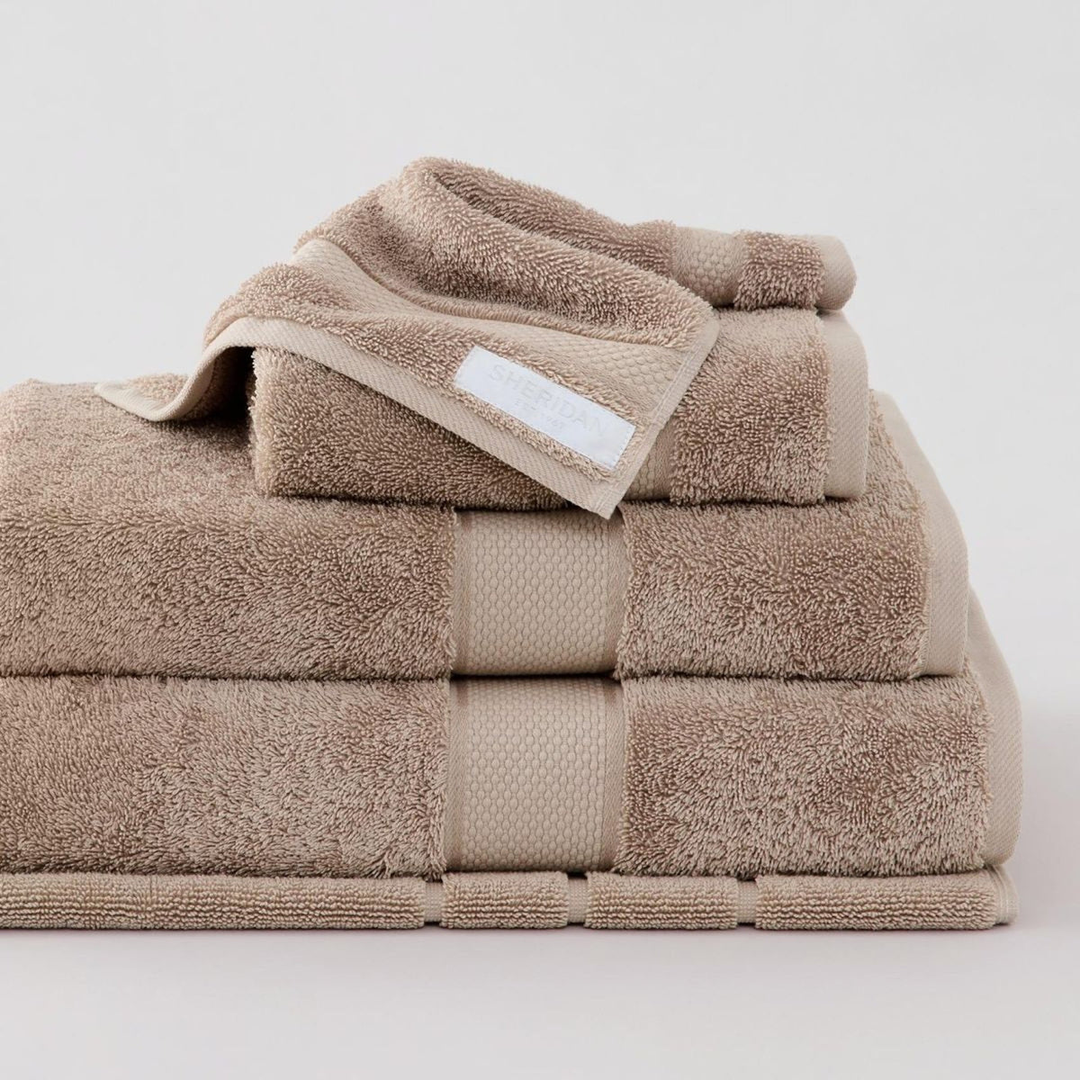 Luxury Egyptian Towel Collection in Latte
