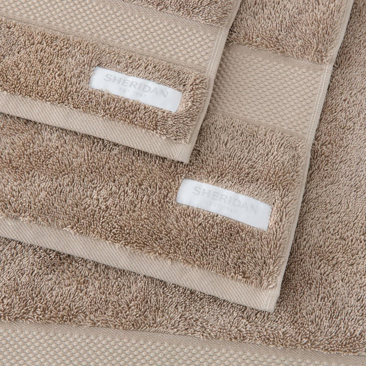 Luxury Egyptian Towel Collection in Latte
