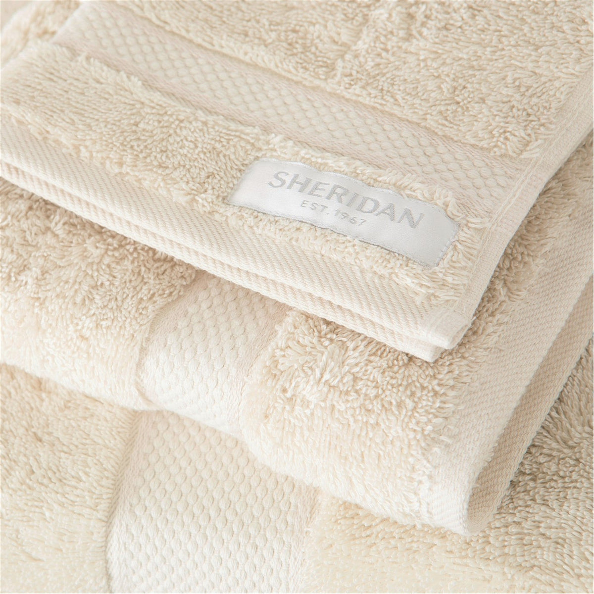 Luxury Egyptian Towel Collection in Parchment