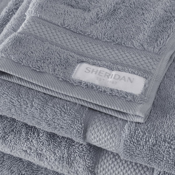 Luxury Egyptian Towel Collection in Dusty Blue