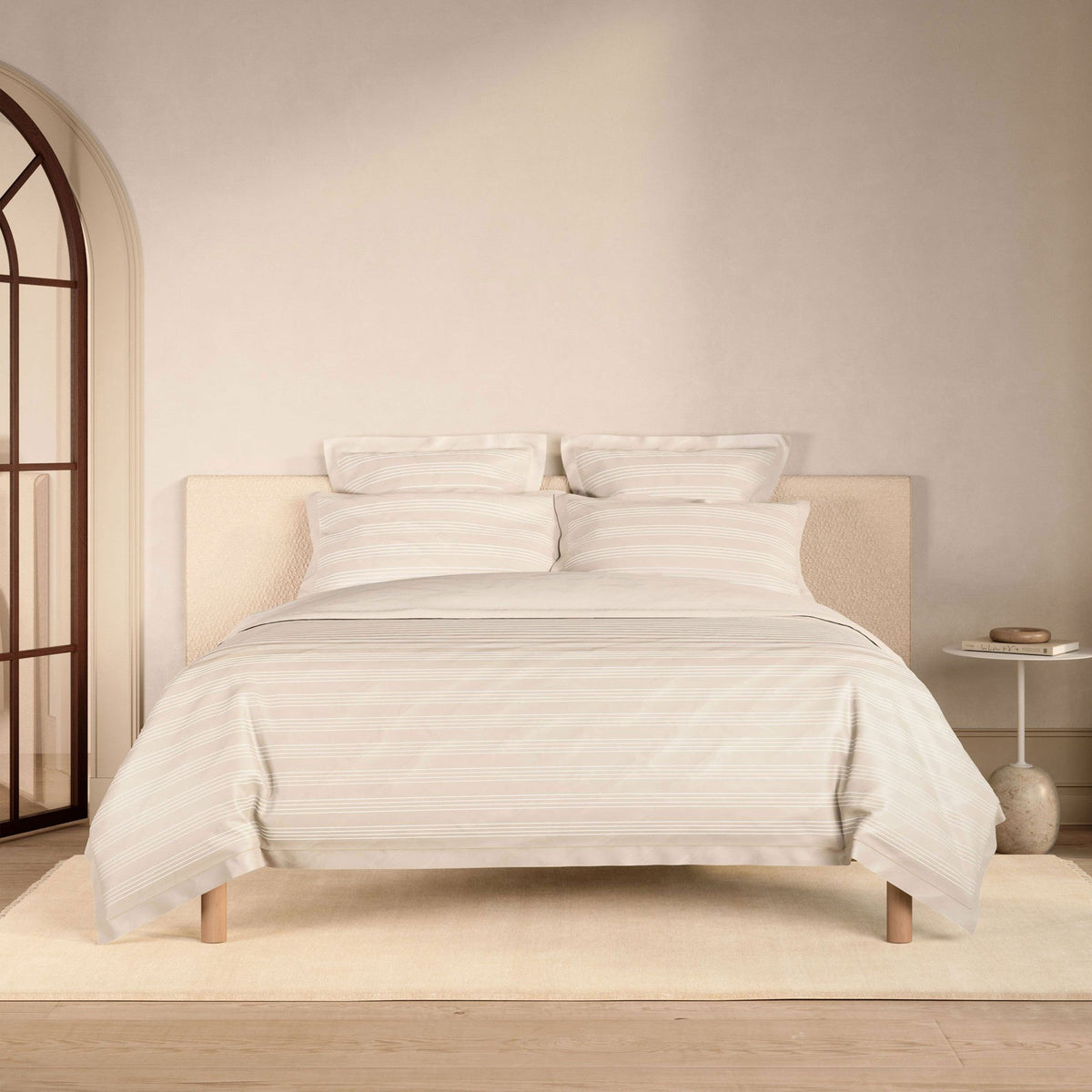 Martyn 1000 TC Duvet Cover Set in Bone