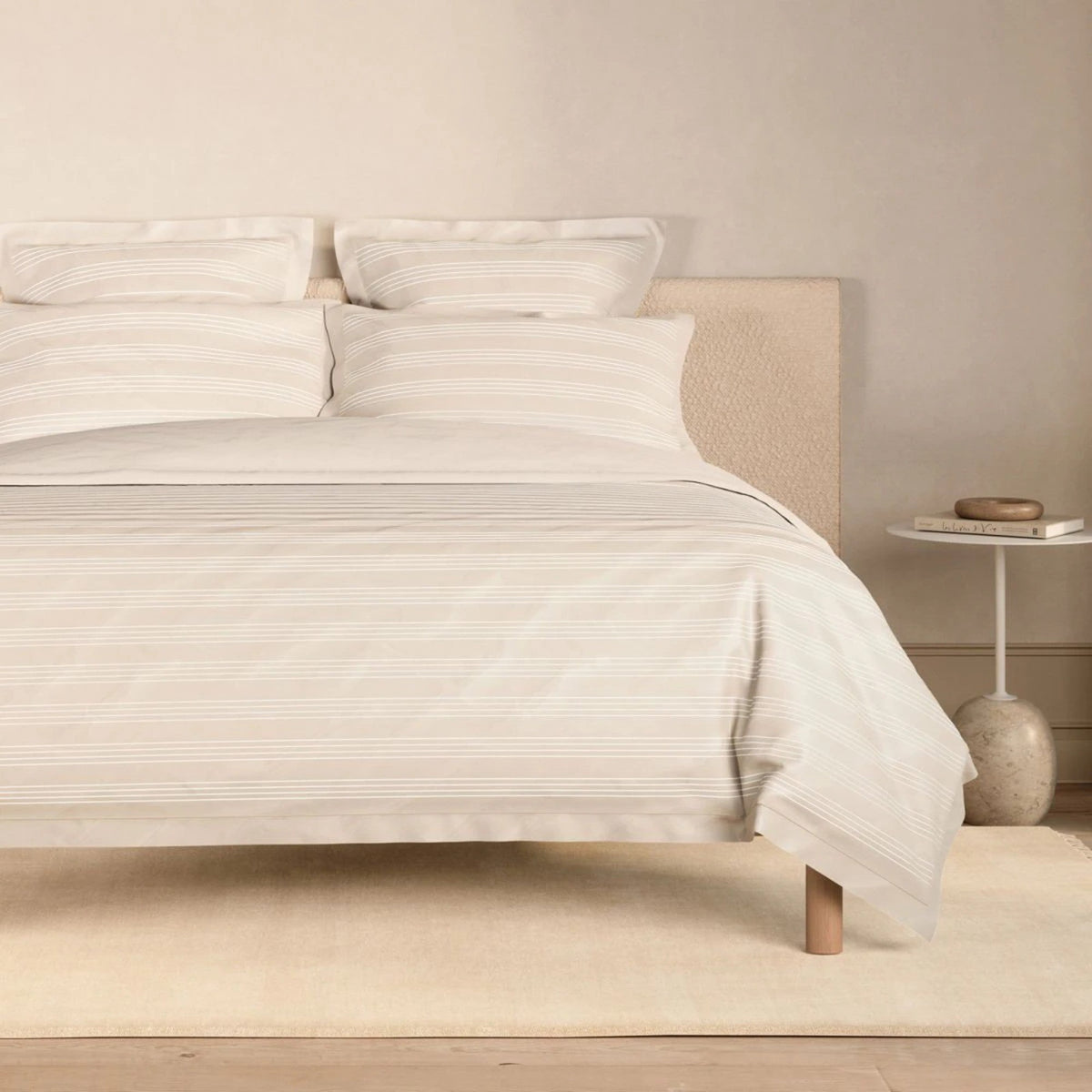 Martyn 1000 TC Duvet Cover Set in Bone