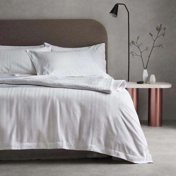 Newmark Duvet Cover Set in Snow