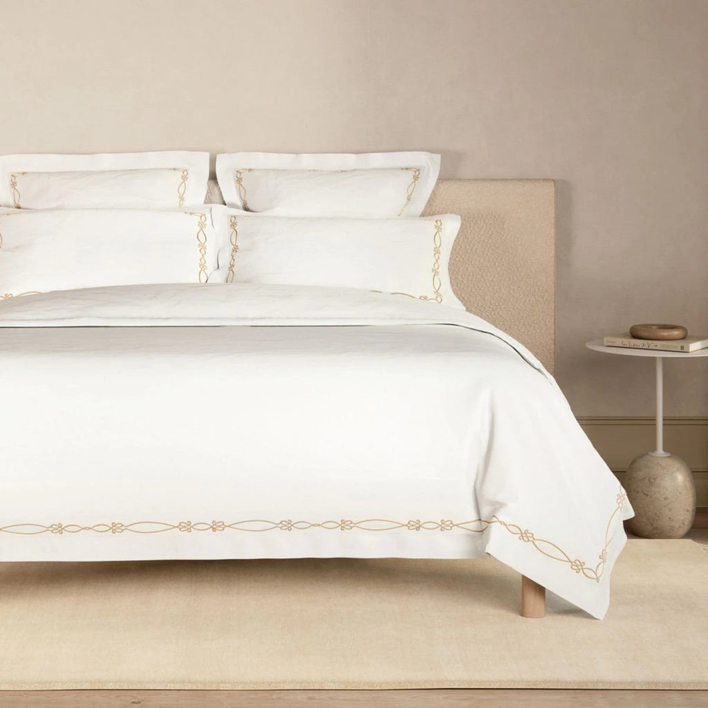 Palais Trellis 1200 TC Pillowcase in Snow