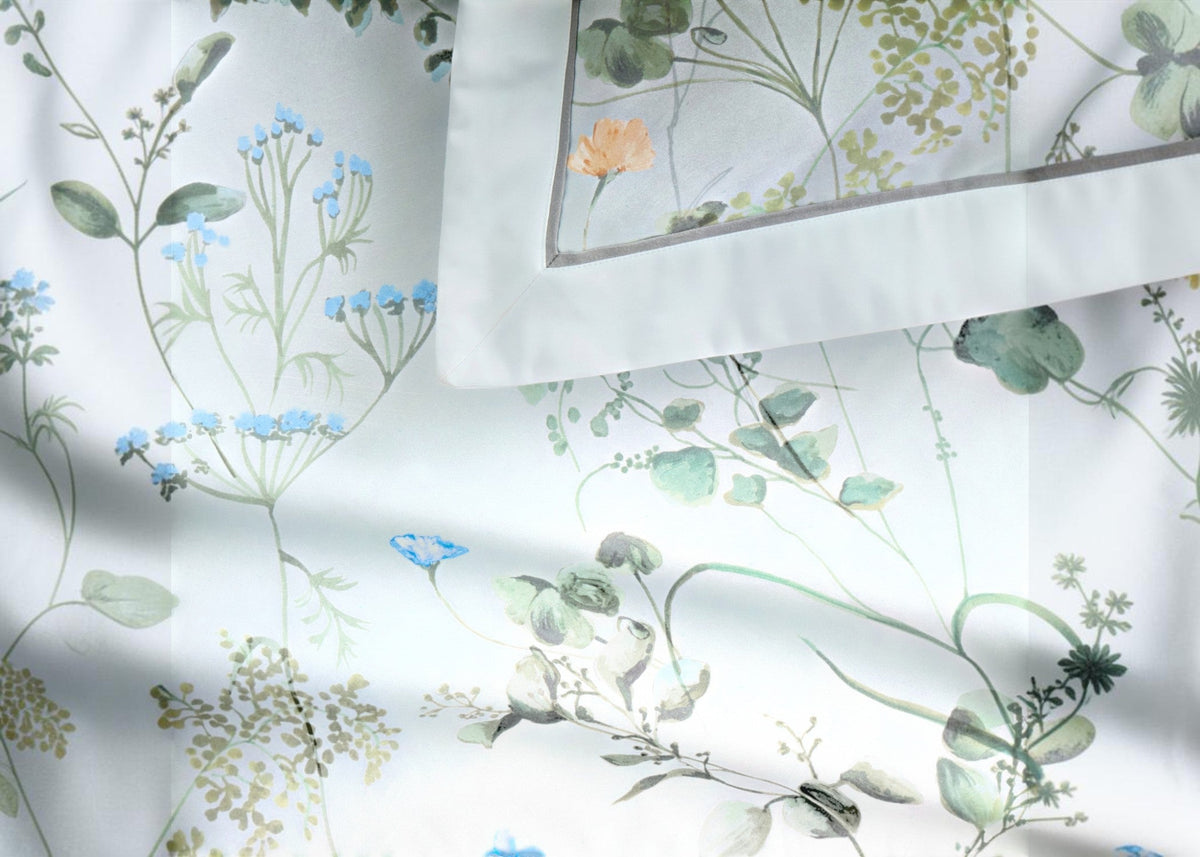 Redding Comforter Set with Fitted Sheet Set in Moonstone