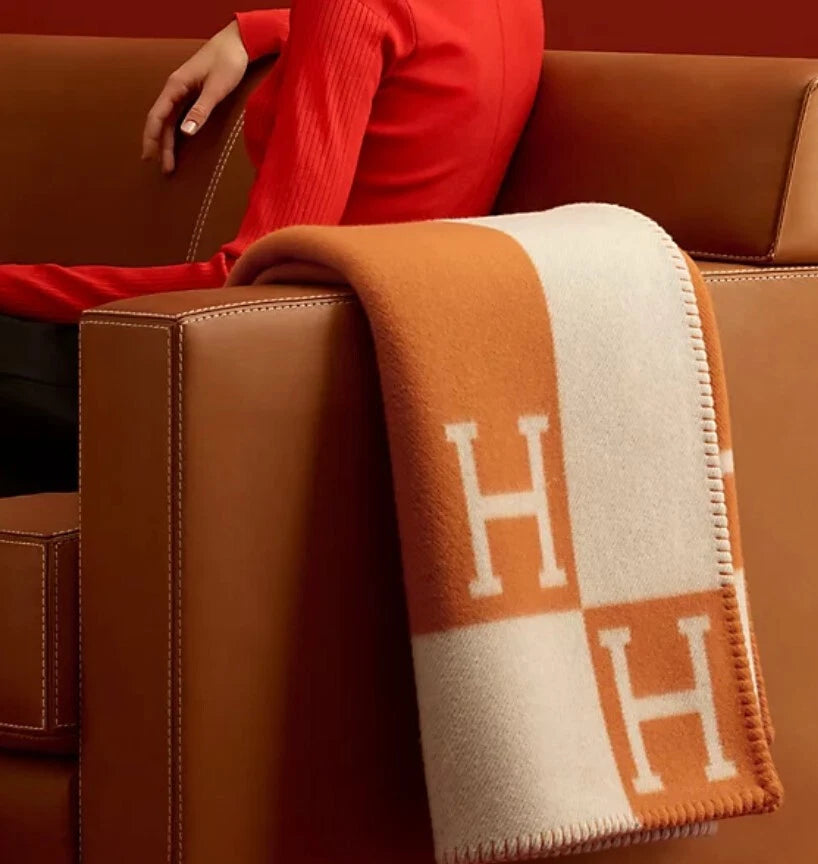 Jeerva Wool Throw Blanket For Sofa & Bed